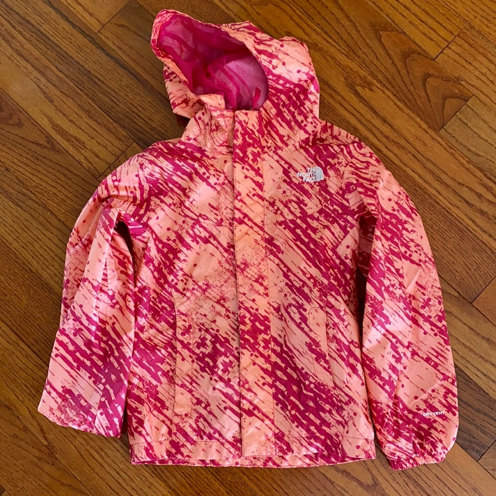 North Face rain coat 7/8